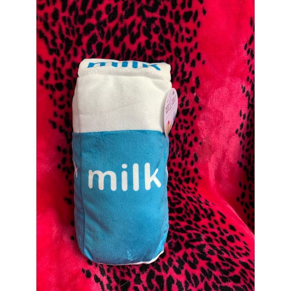 Plush Breakfast Milk Carton Toy
